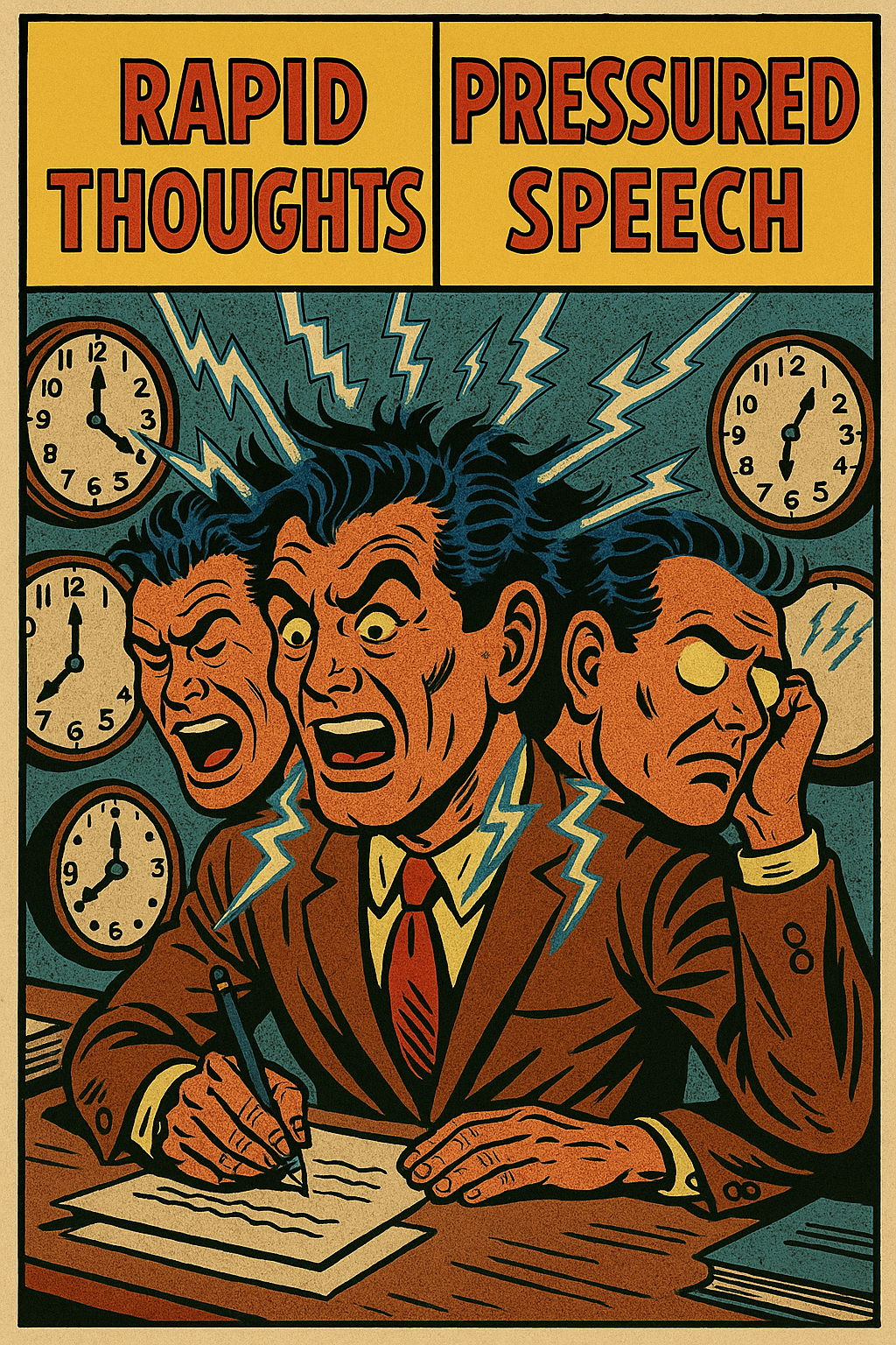 Rapid Thoughts/Pressured Speech