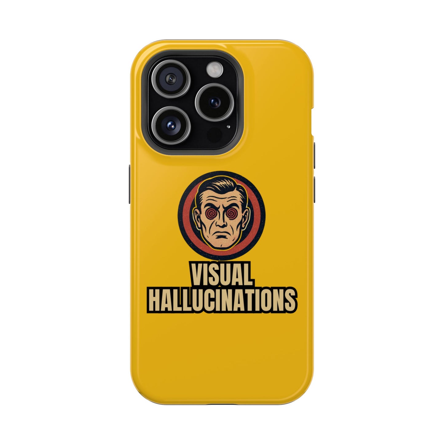 Visual Hallucinations Retro Graphic Impact-Resistant Phone Case