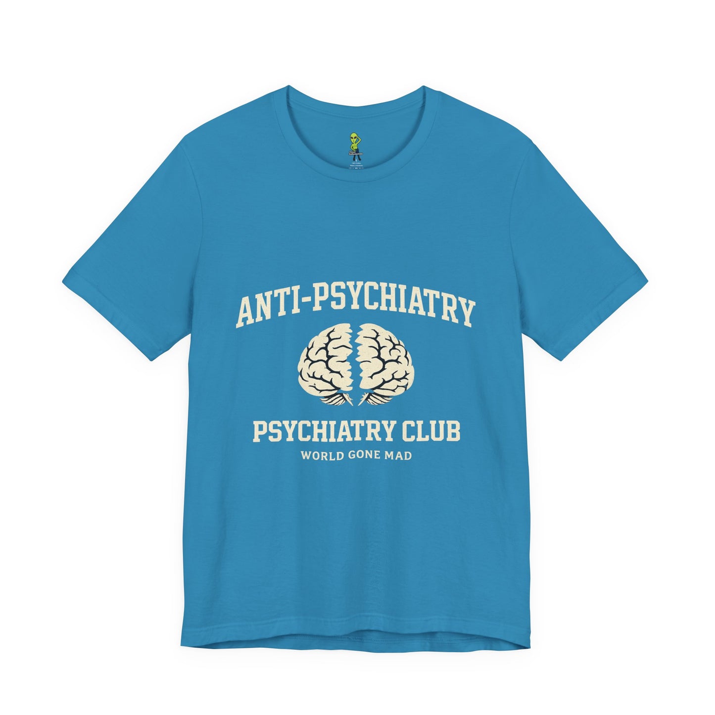 Anti-Psychiatry Psychiatry Club Tee — Split Brain Mental Health Awareness Shirt