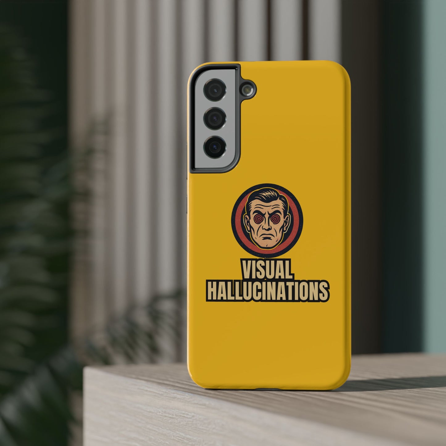 Visual Hallucinations Retro Graphic Impact-Resistant Phone Case