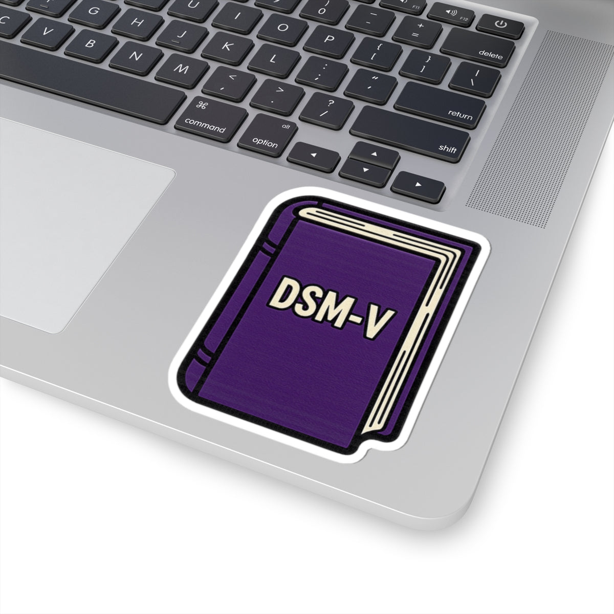 DSM‑V Purple Book Sticker — Psychiatry & Psychology Laptop Decal