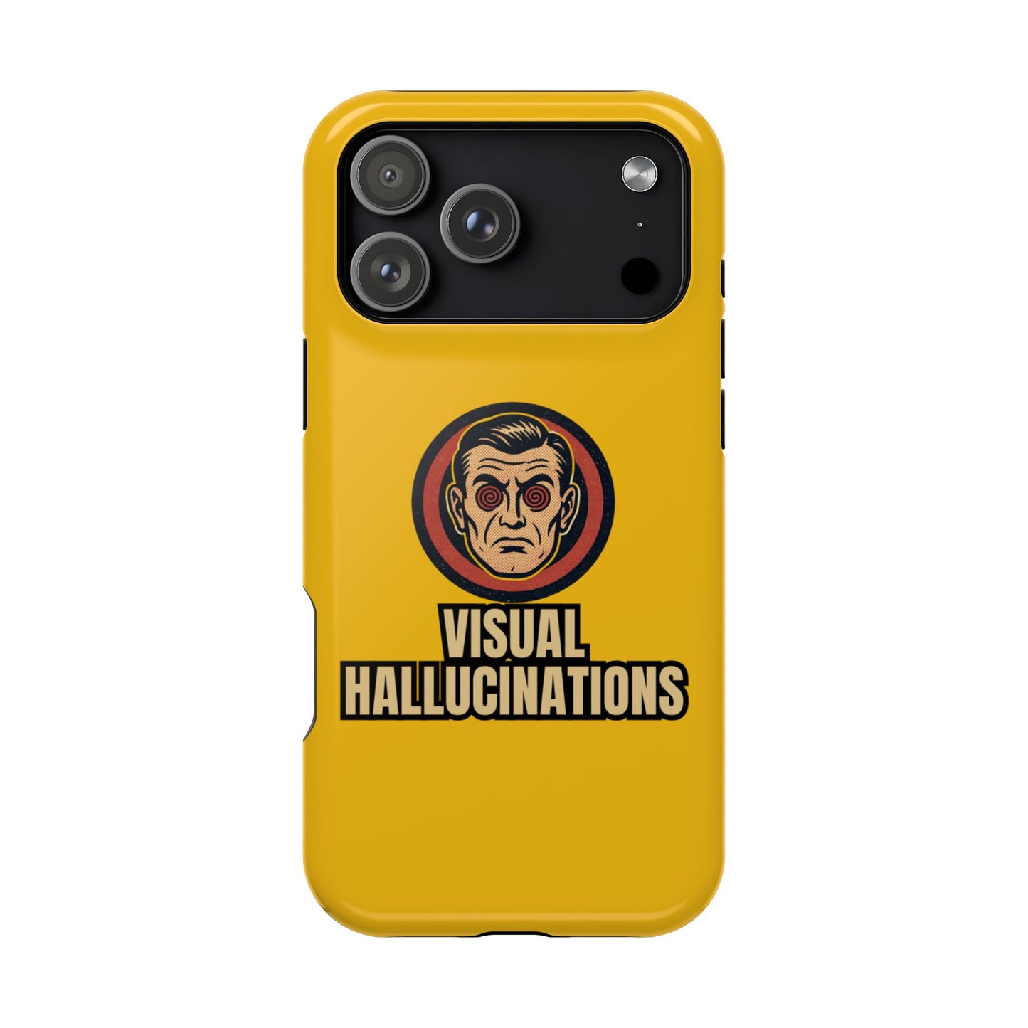 Visual Hallucinations Retro Graphic Impact-Resistant Phone Case