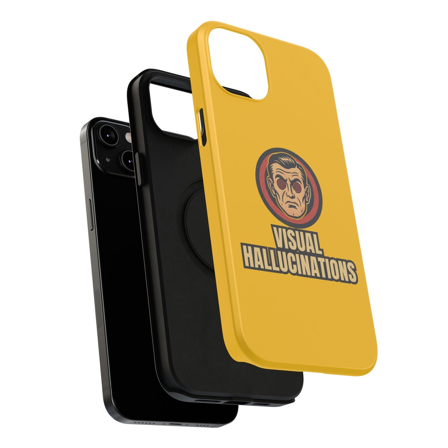 Visual Hallucinations Retro Graphic Impact-Resistant Phone Case