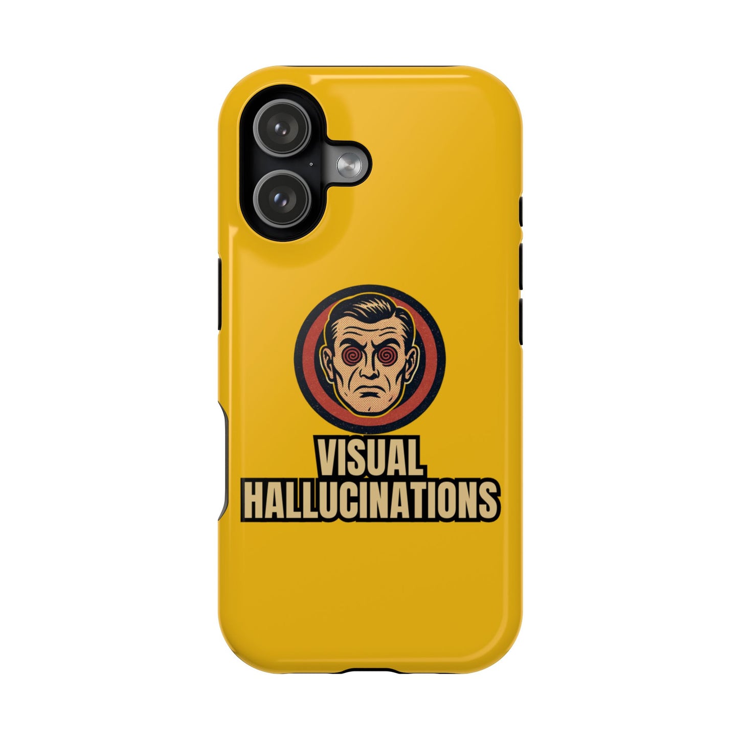 Visual Hallucinations Retro Graphic Impact-Resistant Phone Case