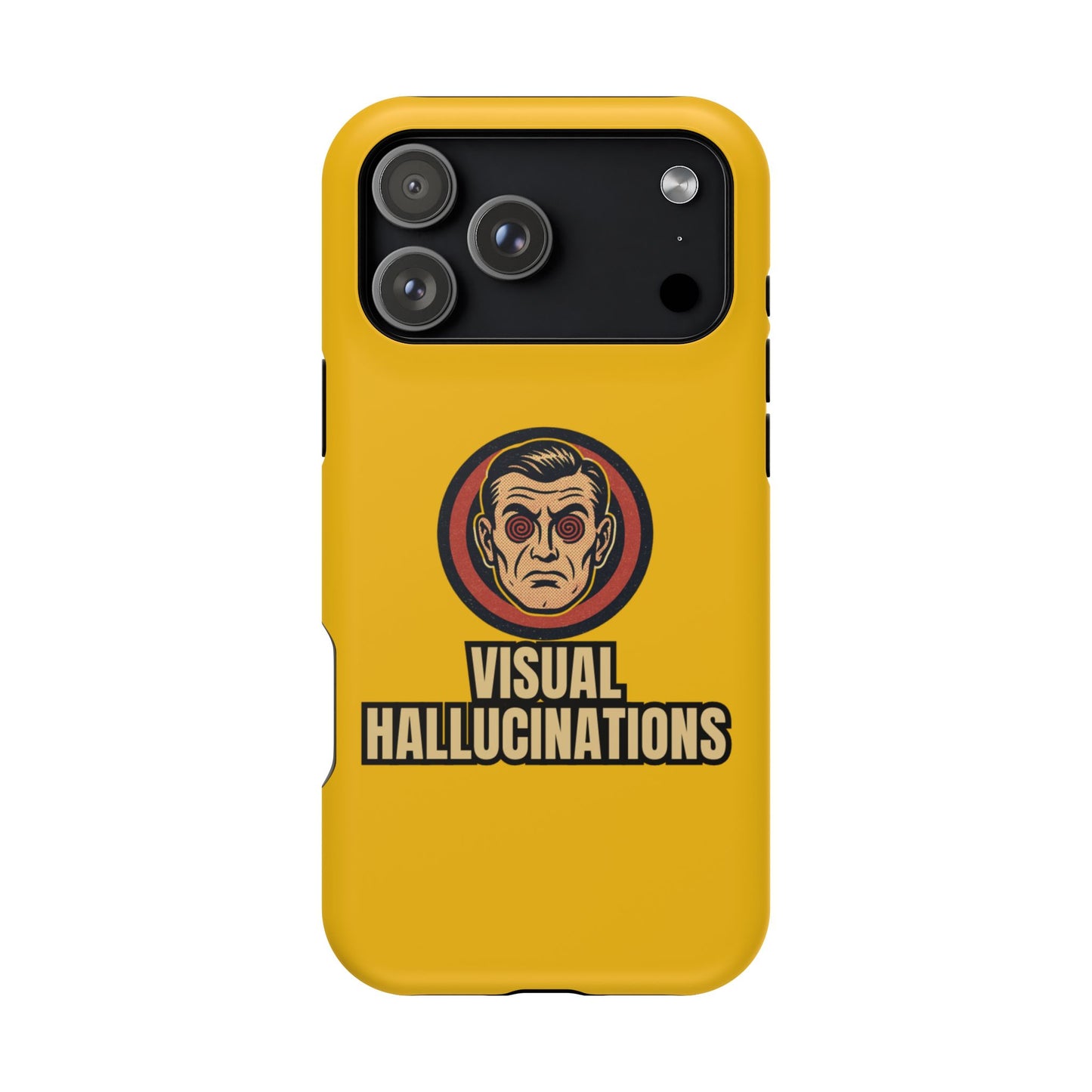 Visual Hallucinations Retro Graphic Impact-Resistant Phone Case