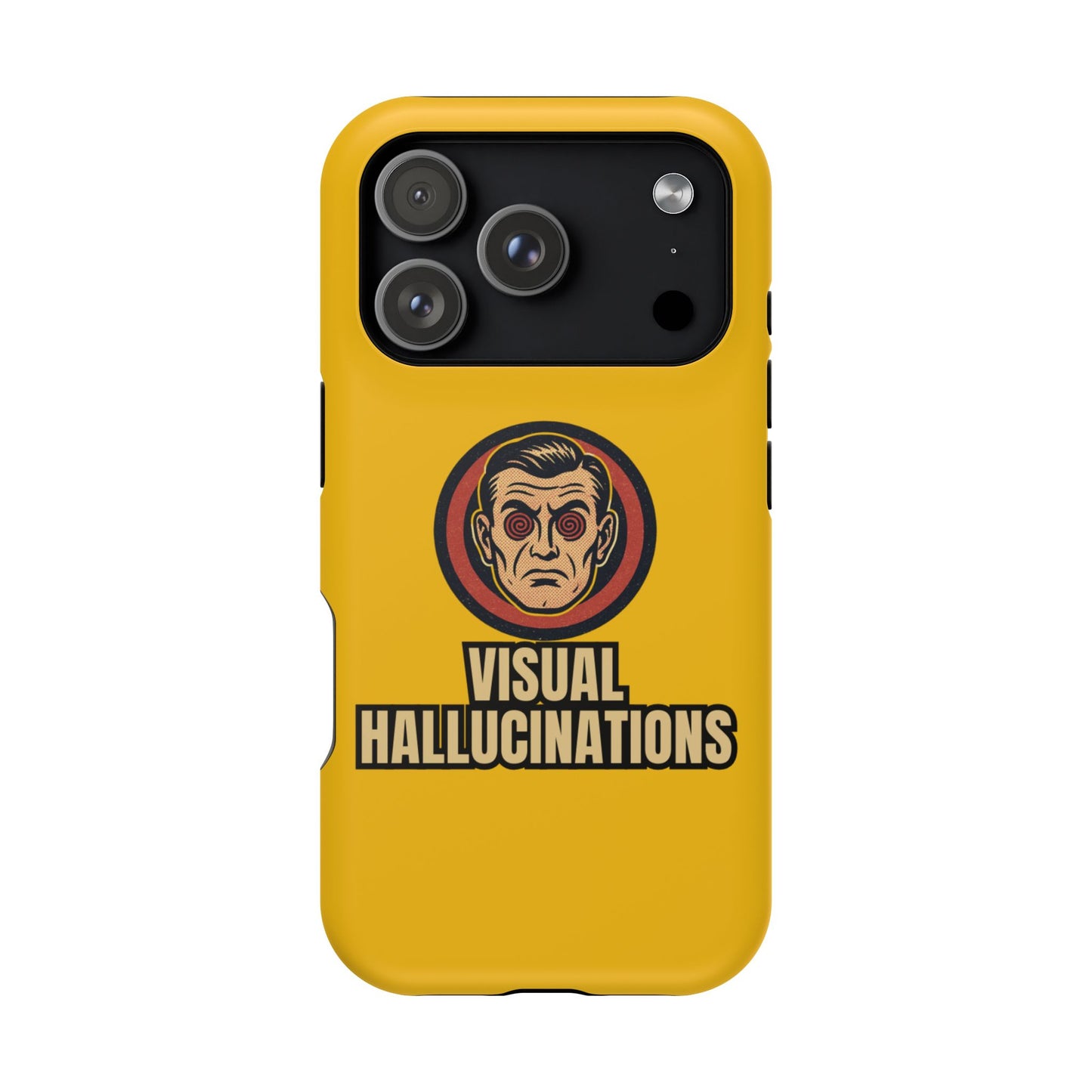 Visual Hallucinations Retro Graphic Impact-Resistant Phone Case