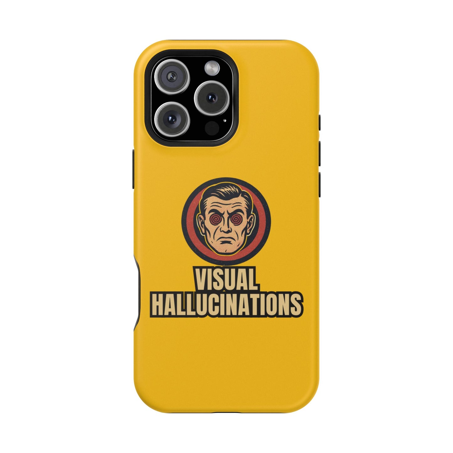 Visual Hallucinations Retro Graphic Impact-Resistant Phone Case