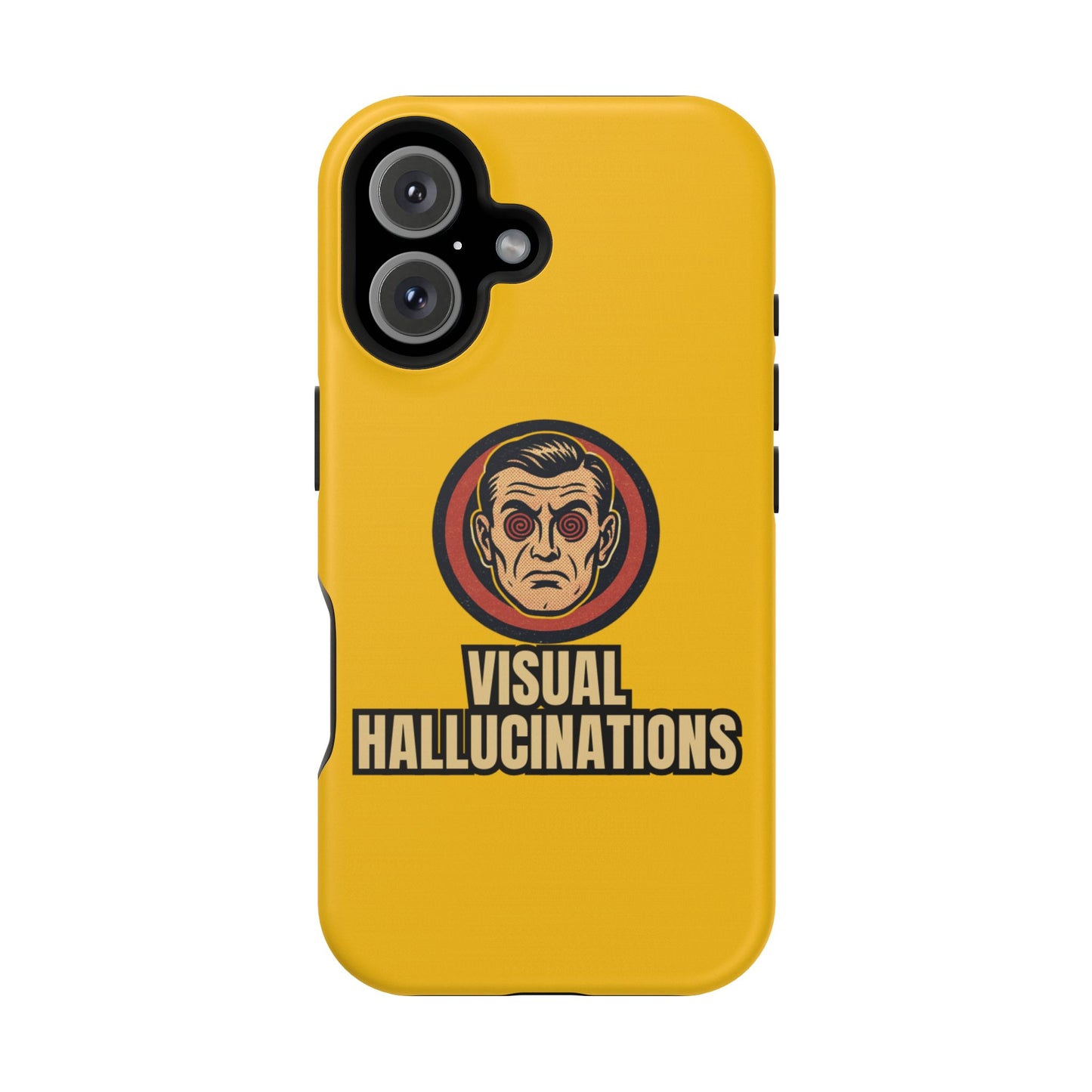 Visual Hallucinations Retro Graphic Impact-Resistant Phone Case