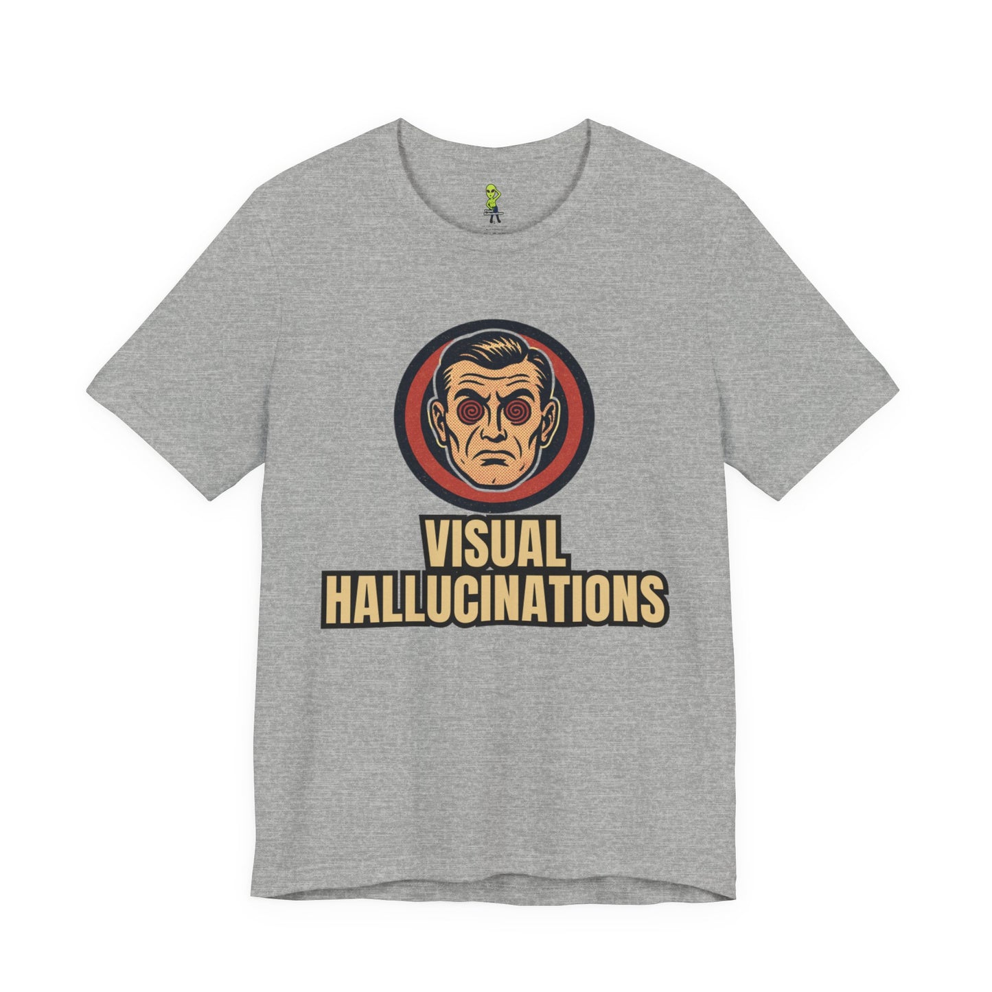 Retro '5150' Spiral-Eyed Psychiatric Man T-Shirt