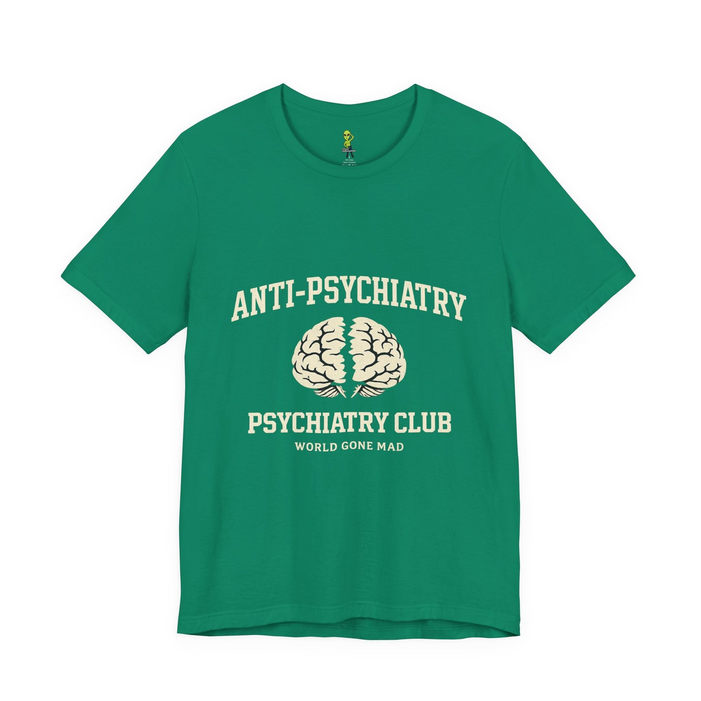 Anti-Psychiatry Psychiatry Club Tee — Split Brain Mental Health Awareness Shirt