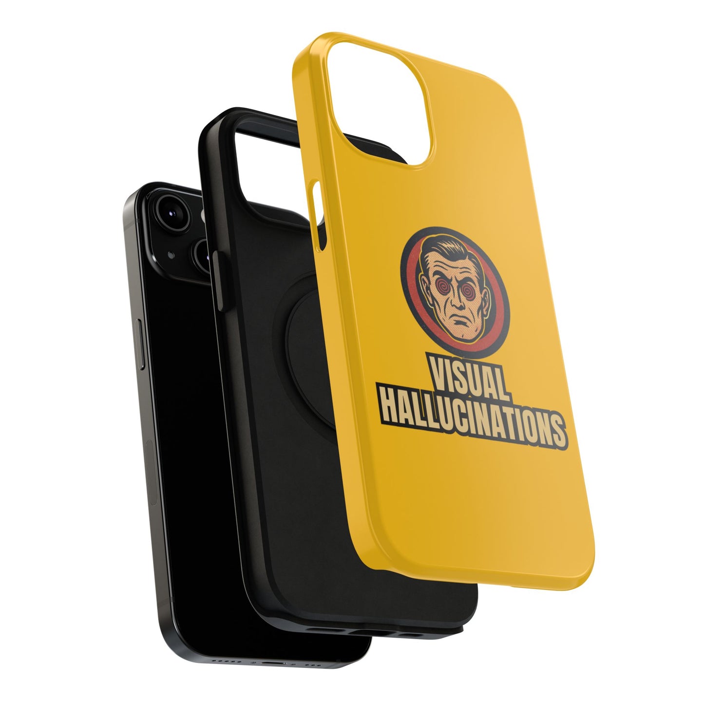 Visual Hallucinations Retro Graphic Impact-Resistant Phone Case