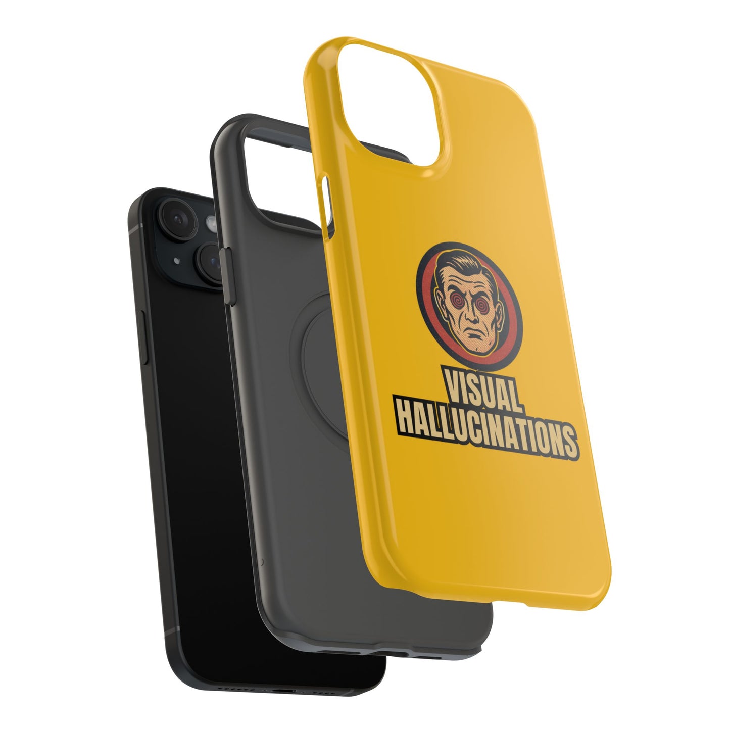 Visual Hallucinations Retro Graphic Impact-Resistant Phone Case