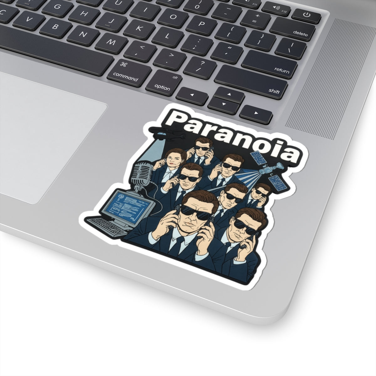 Paranoia Parody Sticker — Mental Health Awareness Kiss-Cut Sticker