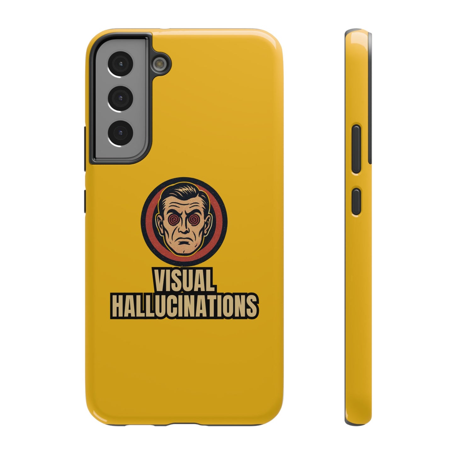 Visual Hallucinations Retro Graphic Impact-Resistant Phone Case