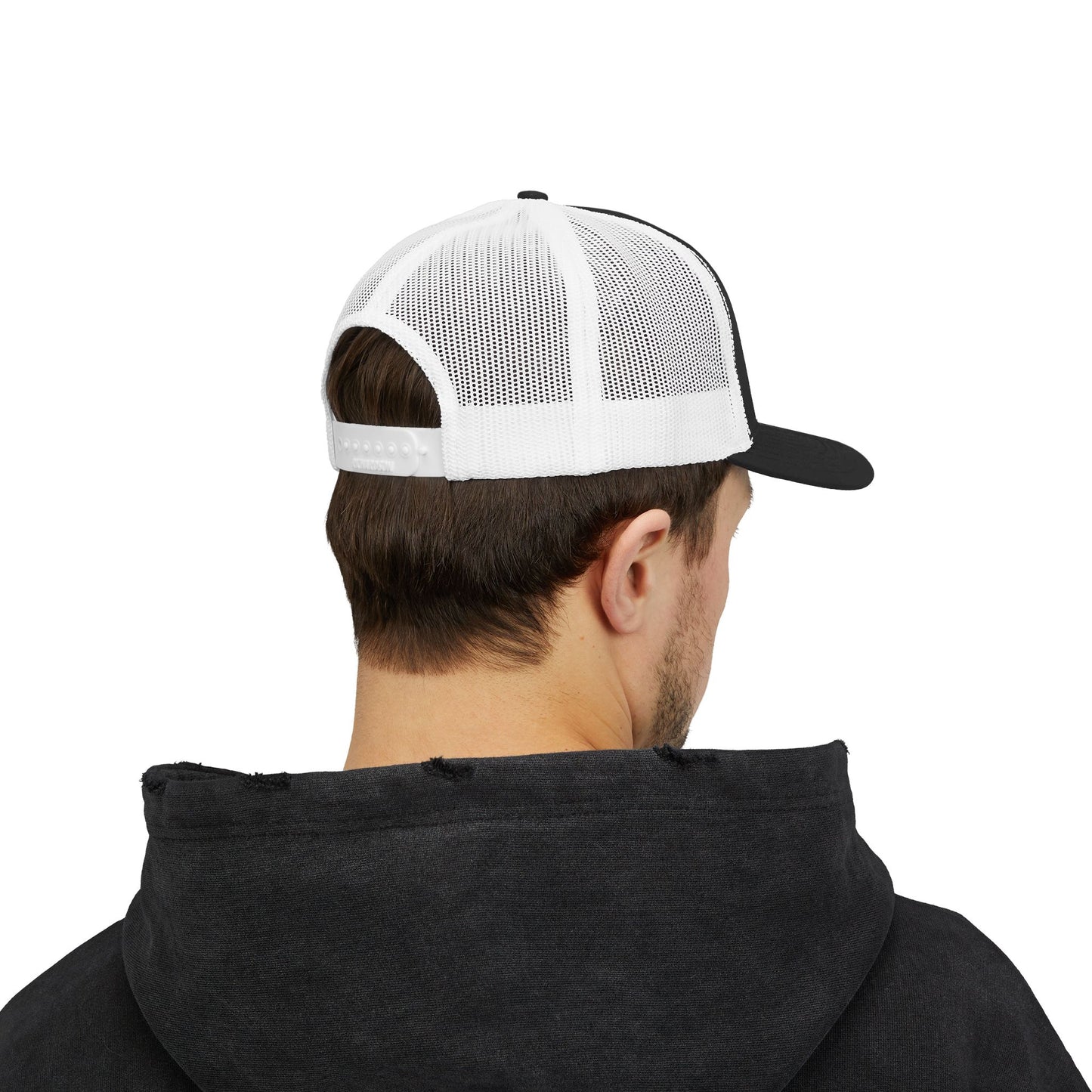 Trucker Cap — Vintage Logo ‘Visual Hallucinations’ Embroidered Snapback