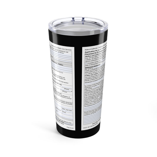 5150 Code Tumbler — Funny Psychiatric Field 20oz Travel Mug