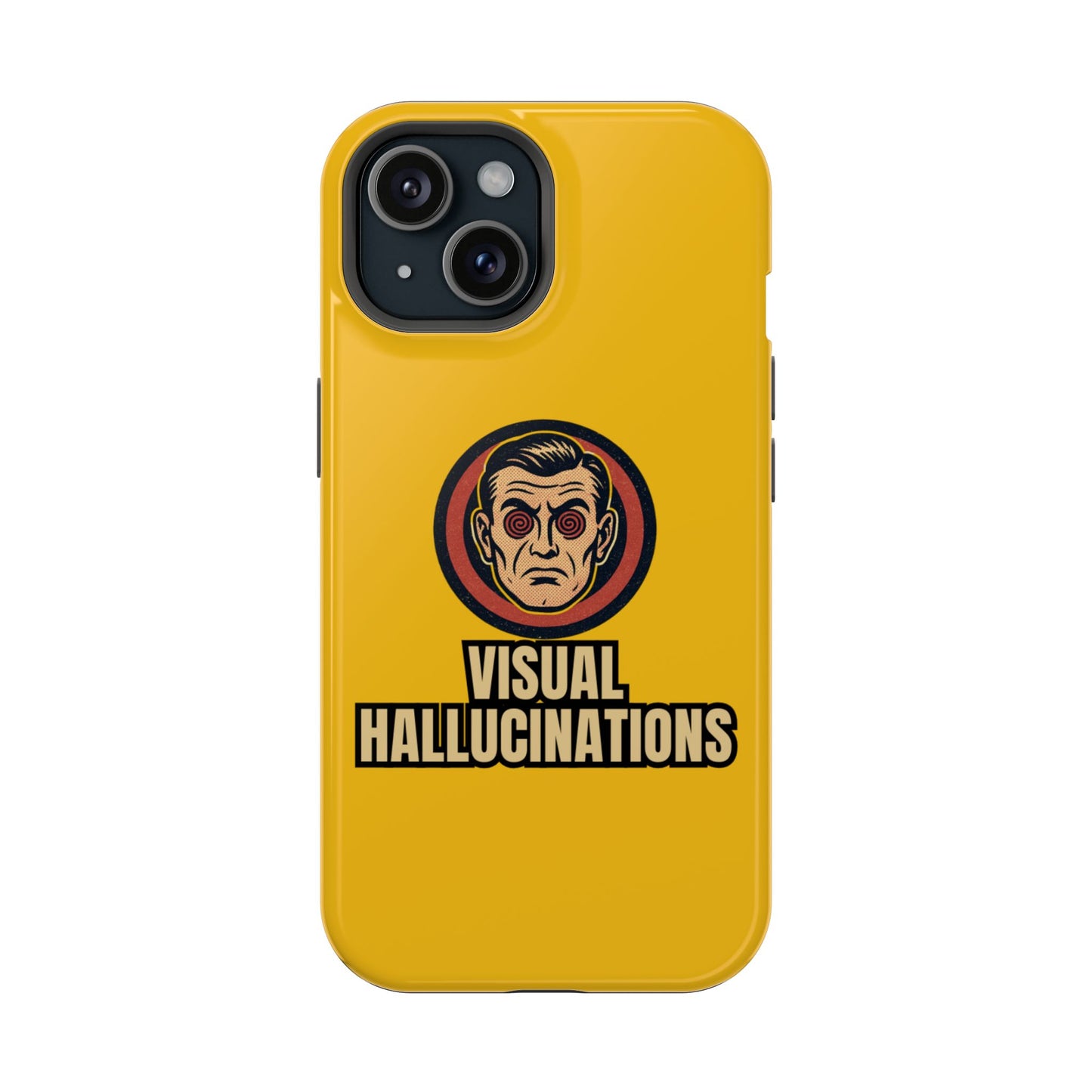 Visual Hallucinations Retro Graphic Impact-Resistant Phone Case