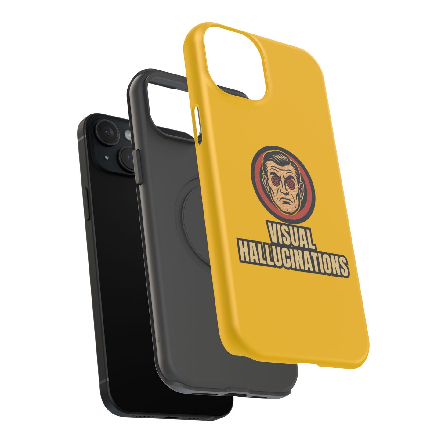 Visual Hallucinations Retro Graphic Impact-Resistant Phone Case