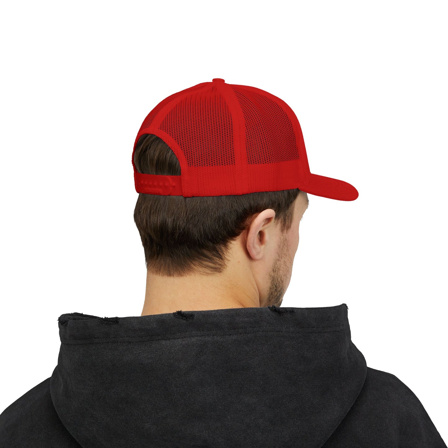 Trucker Cap — Vintage Logo ‘Visual Hallucinations’ Embroidered Snapback