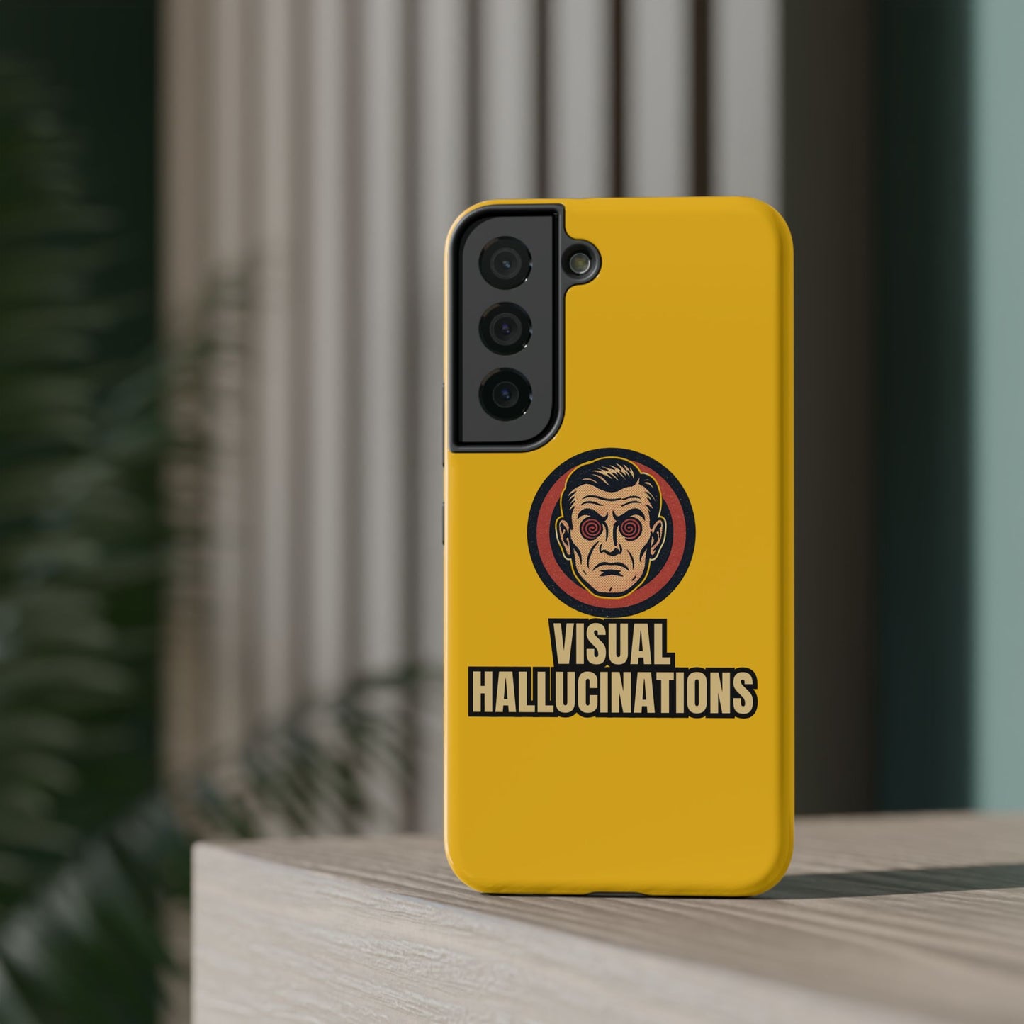 Visual Hallucinations Retro Graphic Impact-Resistant Phone Case