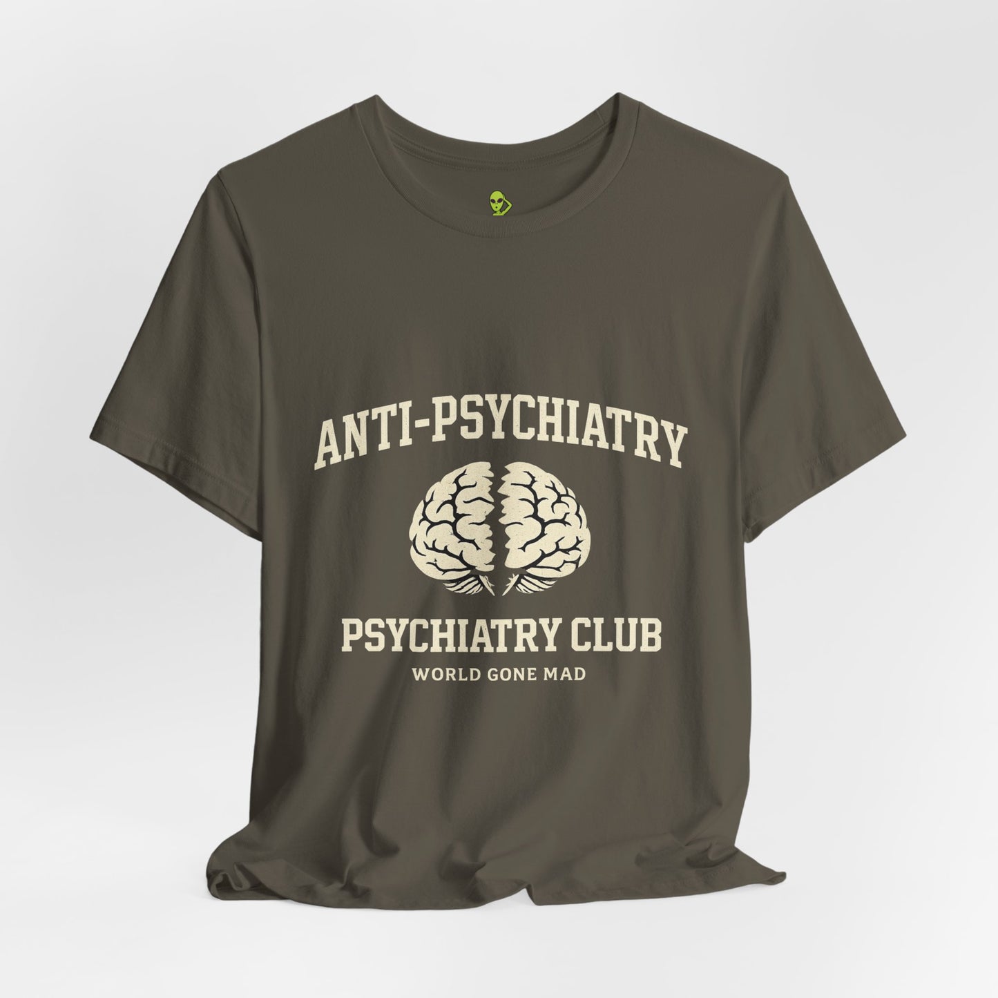 Anti-Psychiatry Psychiatry Club Tee — Split Brain Mental Health Awareness Shirt