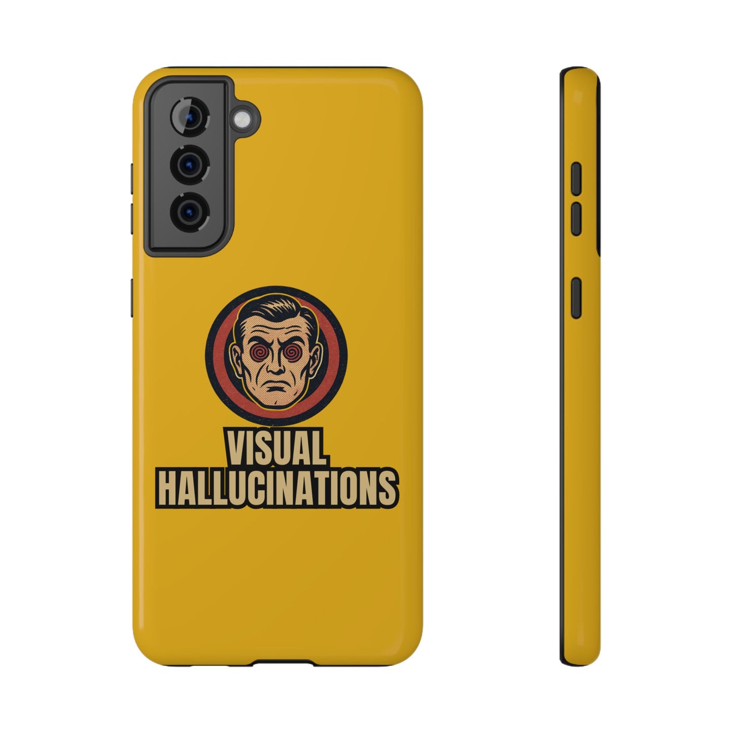 Visual Hallucinations Retro Graphic Impact-Resistant Phone Case
