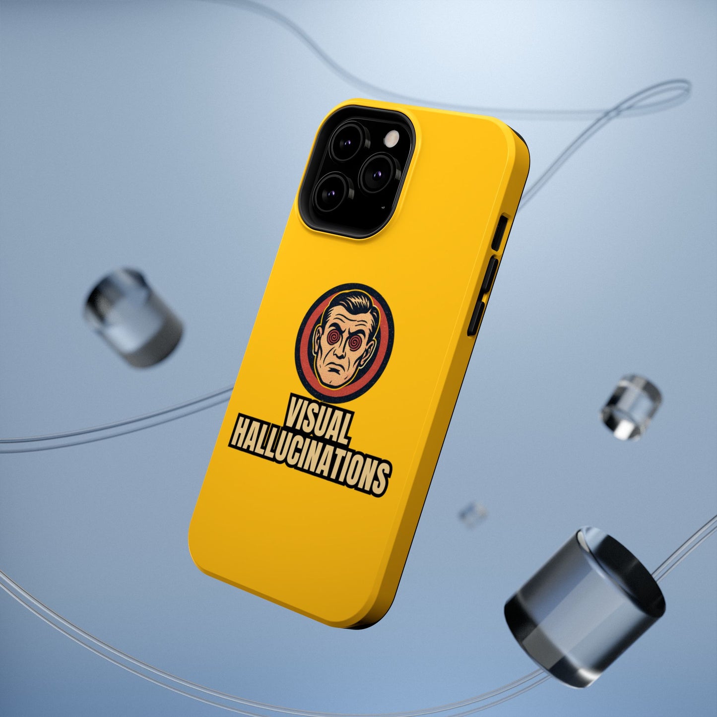 Visual Hallucinations Retro Graphic Impact-Resistant Phone Case
