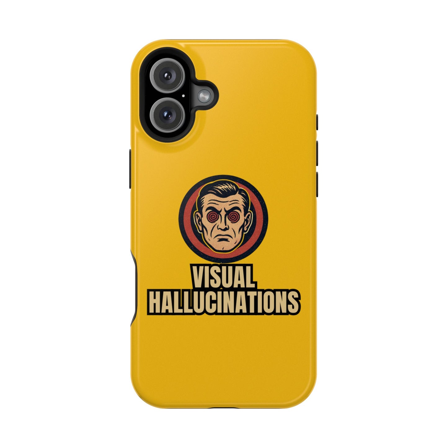 Visual Hallucinations Retro Graphic Impact-Resistant Phone Case