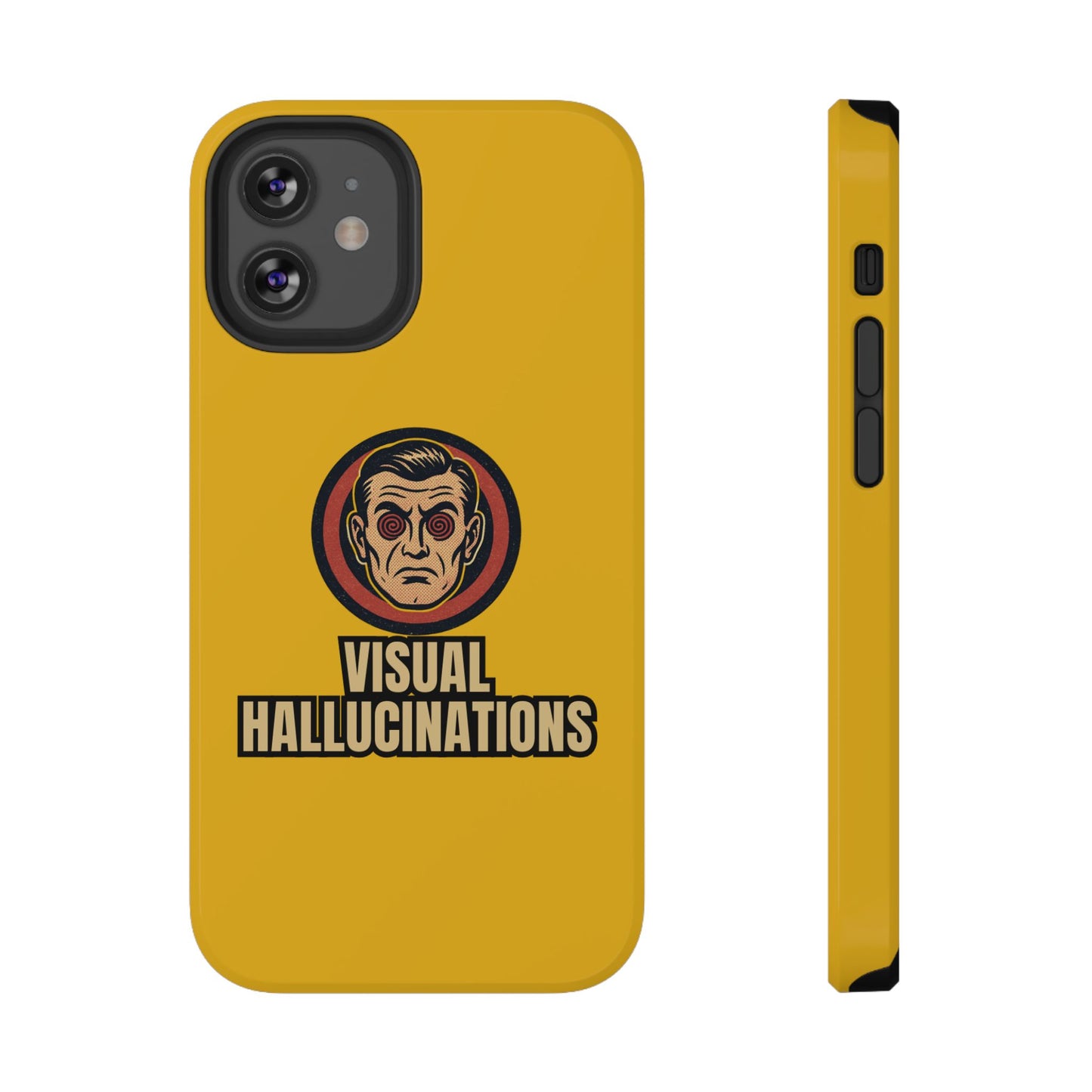 Visual Hallucinations Retro Graphic Impact-Resistant Phone Case