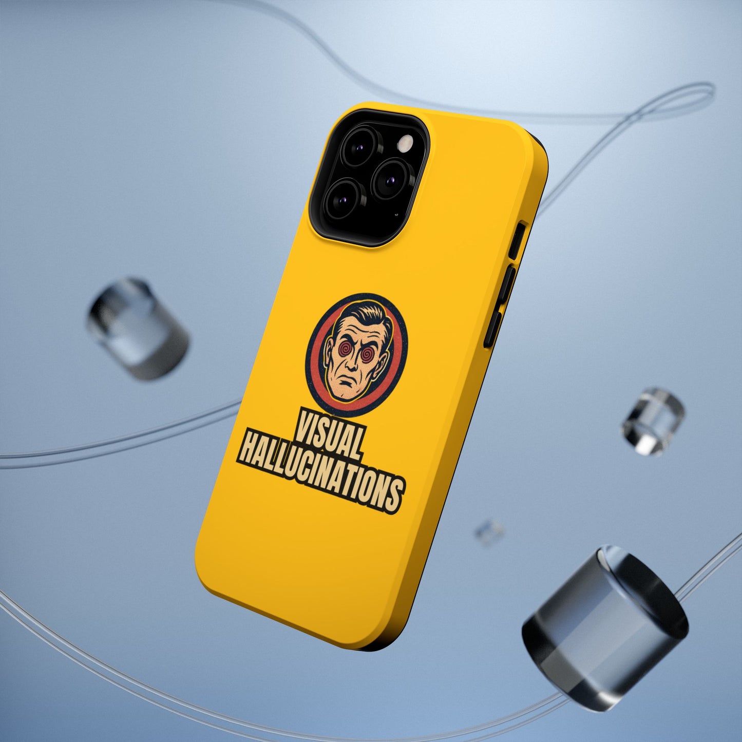 Visual Hallucinations Retro Graphic Impact-Resistant Phone Case