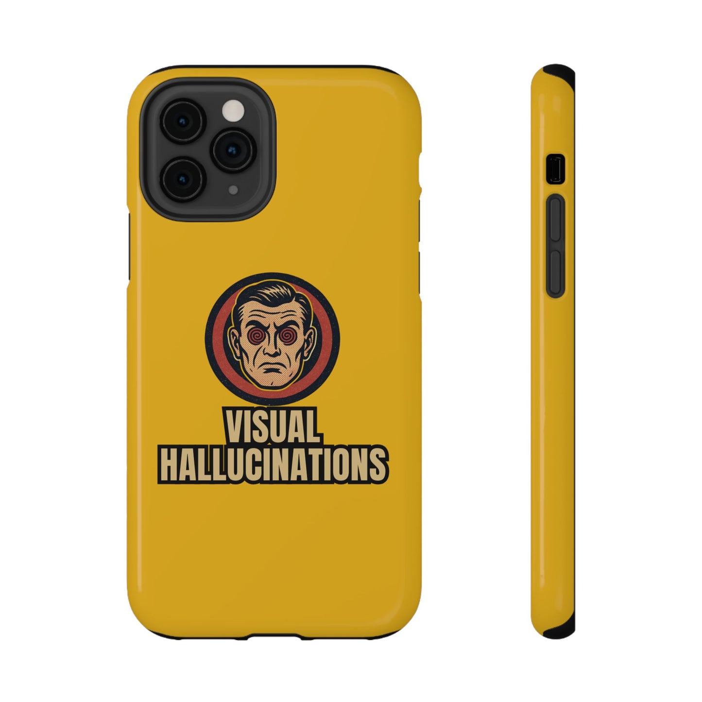 Visual Hallucinations Retro Graphic Impact-Resistant Phone Case