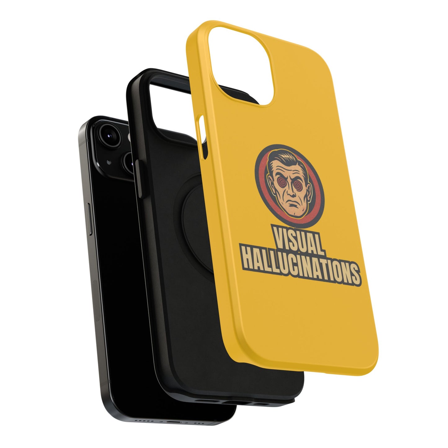 Visual Hallucinations Retro Graphic Impact-Resistant Phone Case