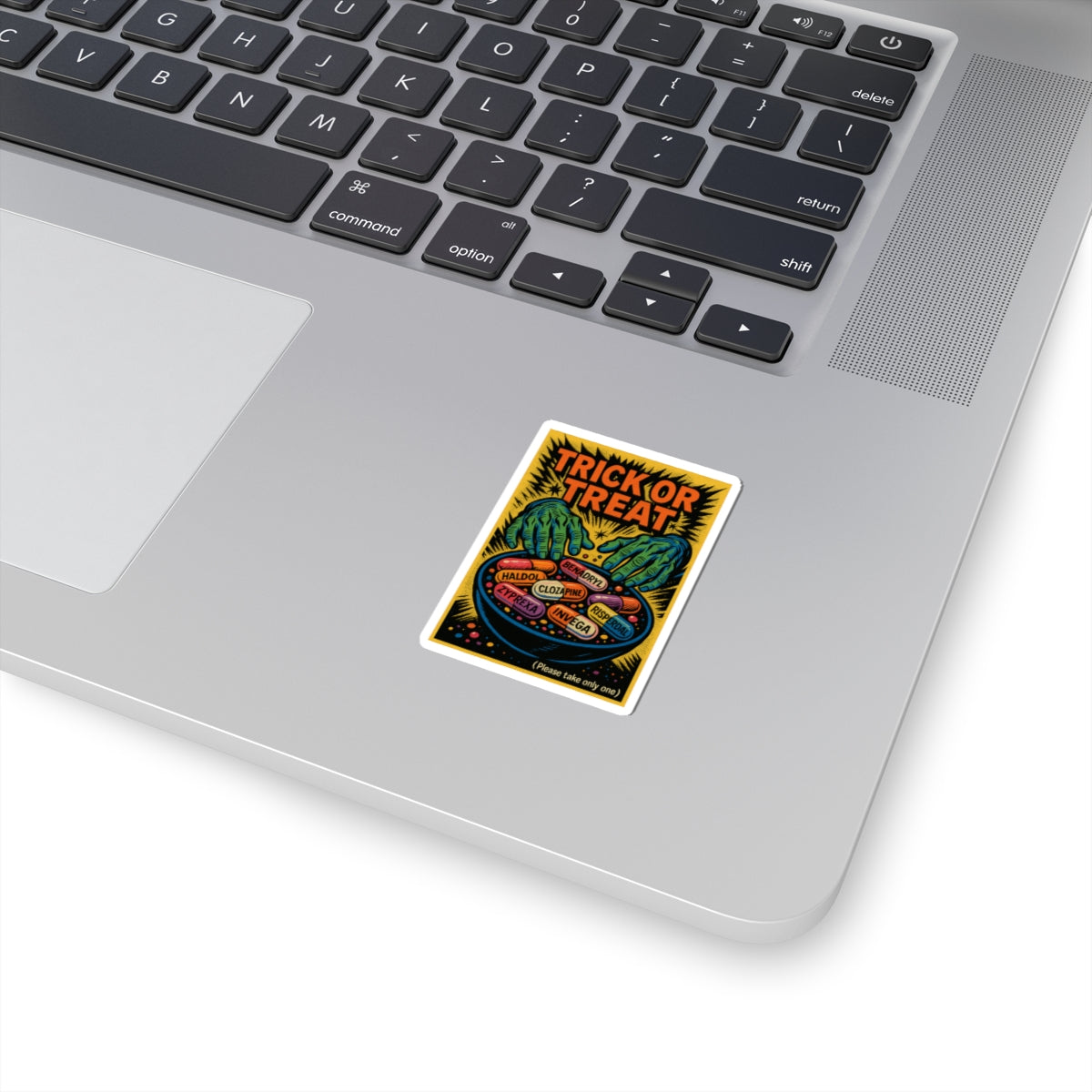Trick or Treat (Please Take Only One) — Halloween Psychiatry Sticker