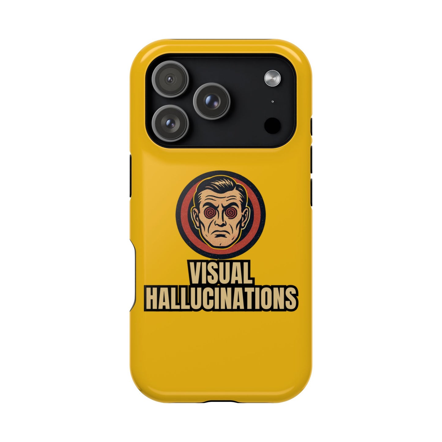 Visual Hallucinations Retro Graphic Impact-Resistant Phone Case