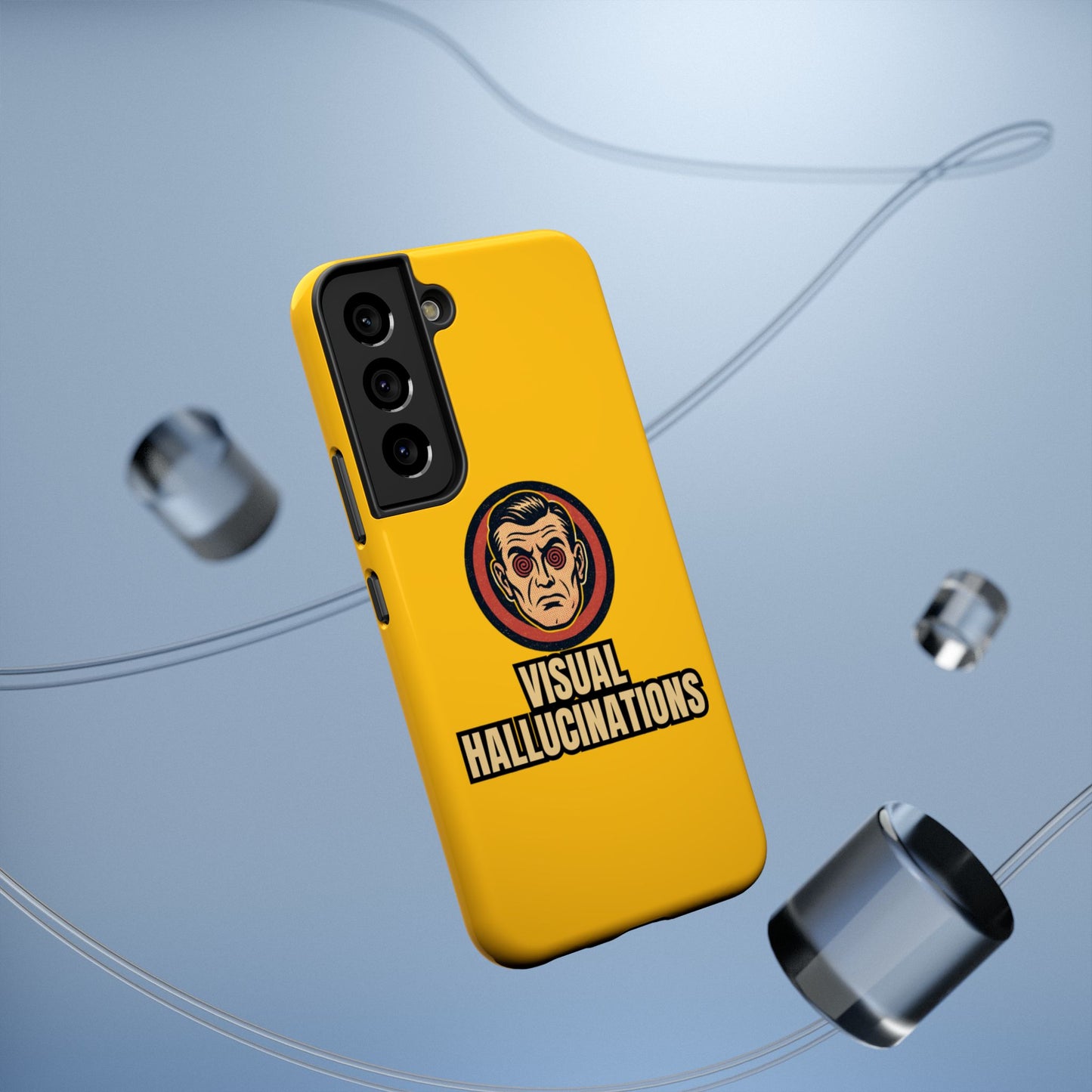 Visual Hallucinations Retro Graphic Impact-Resistant Phone Case