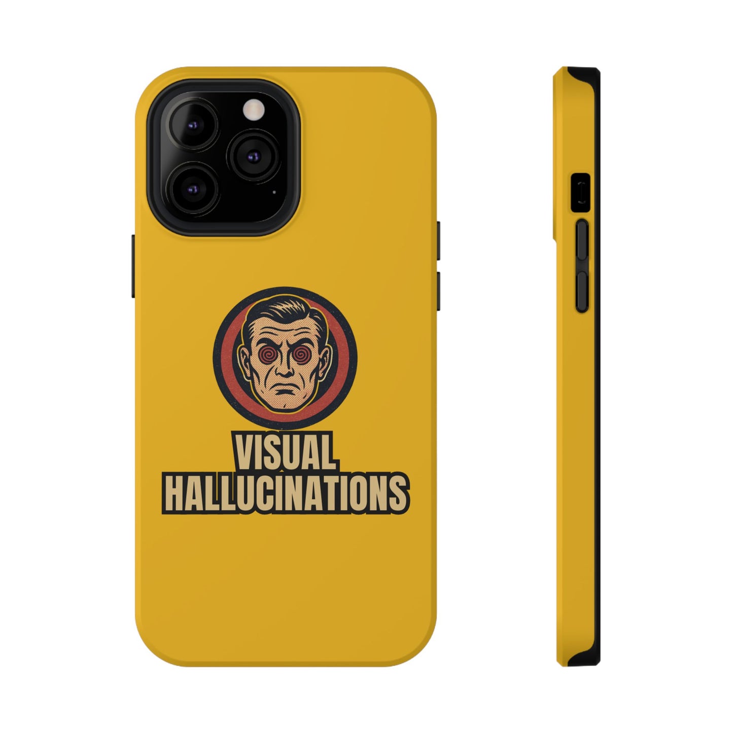 Visual Hallucinations Retro Graphic Impact-Resistant Phone Case