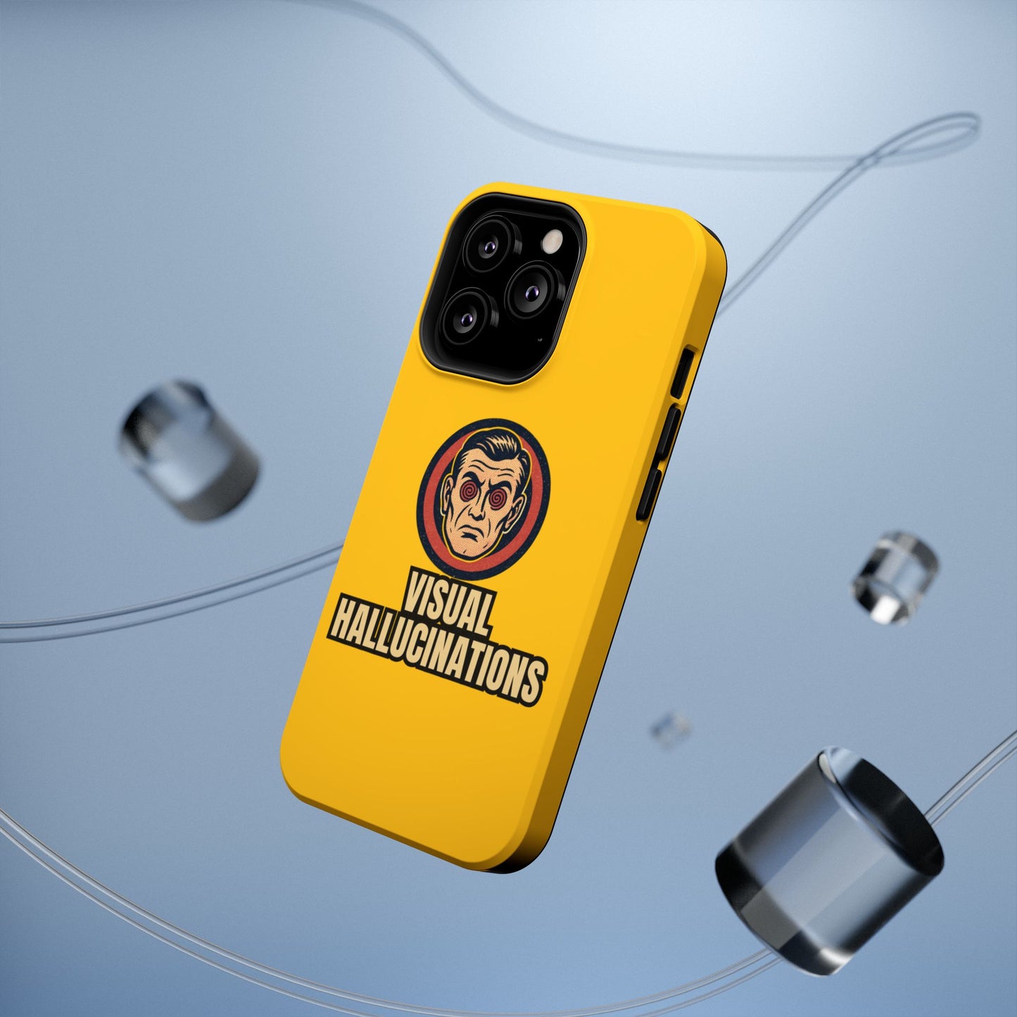 Visual Hallucinations Retro Graphic Impact-Resistant Phone Case