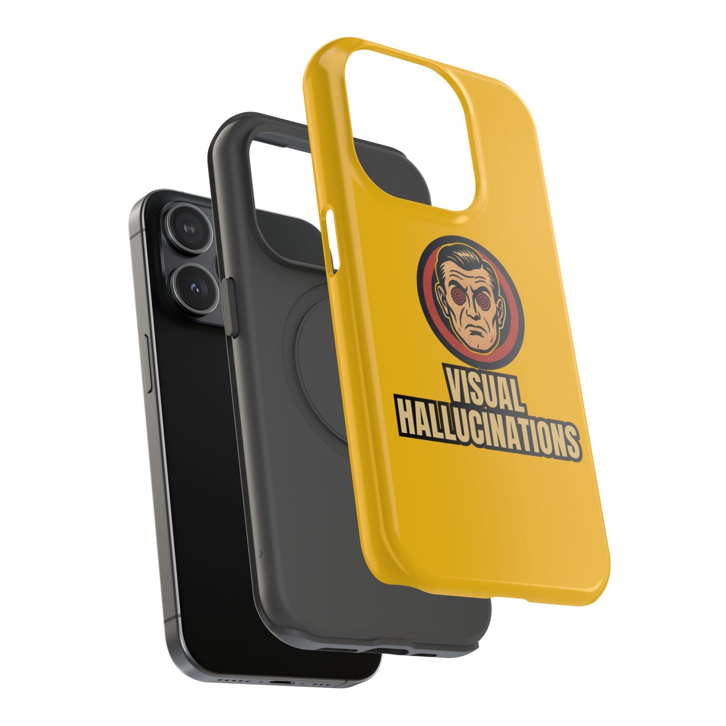 Visual Hallucinations Retro Graphic Impact-Resistant Phone Case