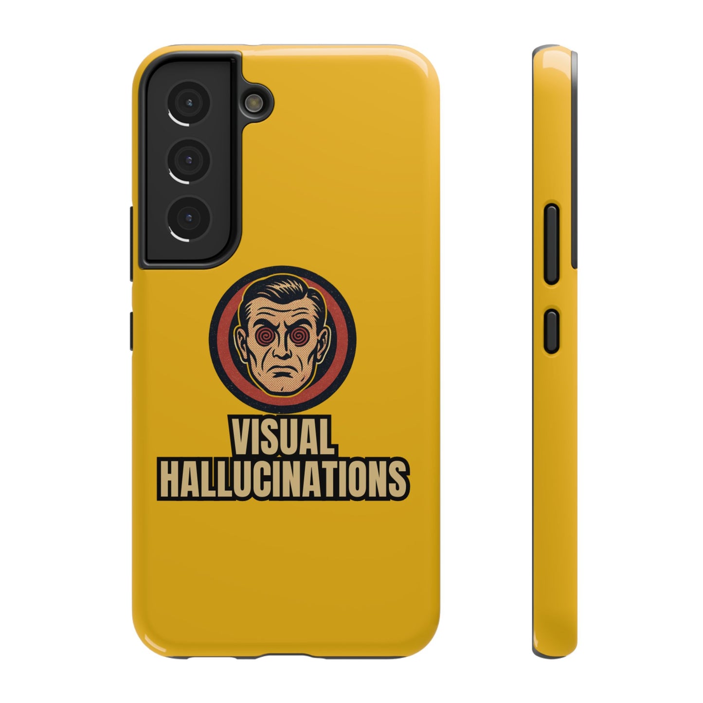 Visual Hallucinations Retro Graphic Impact-Resistant Phone Case