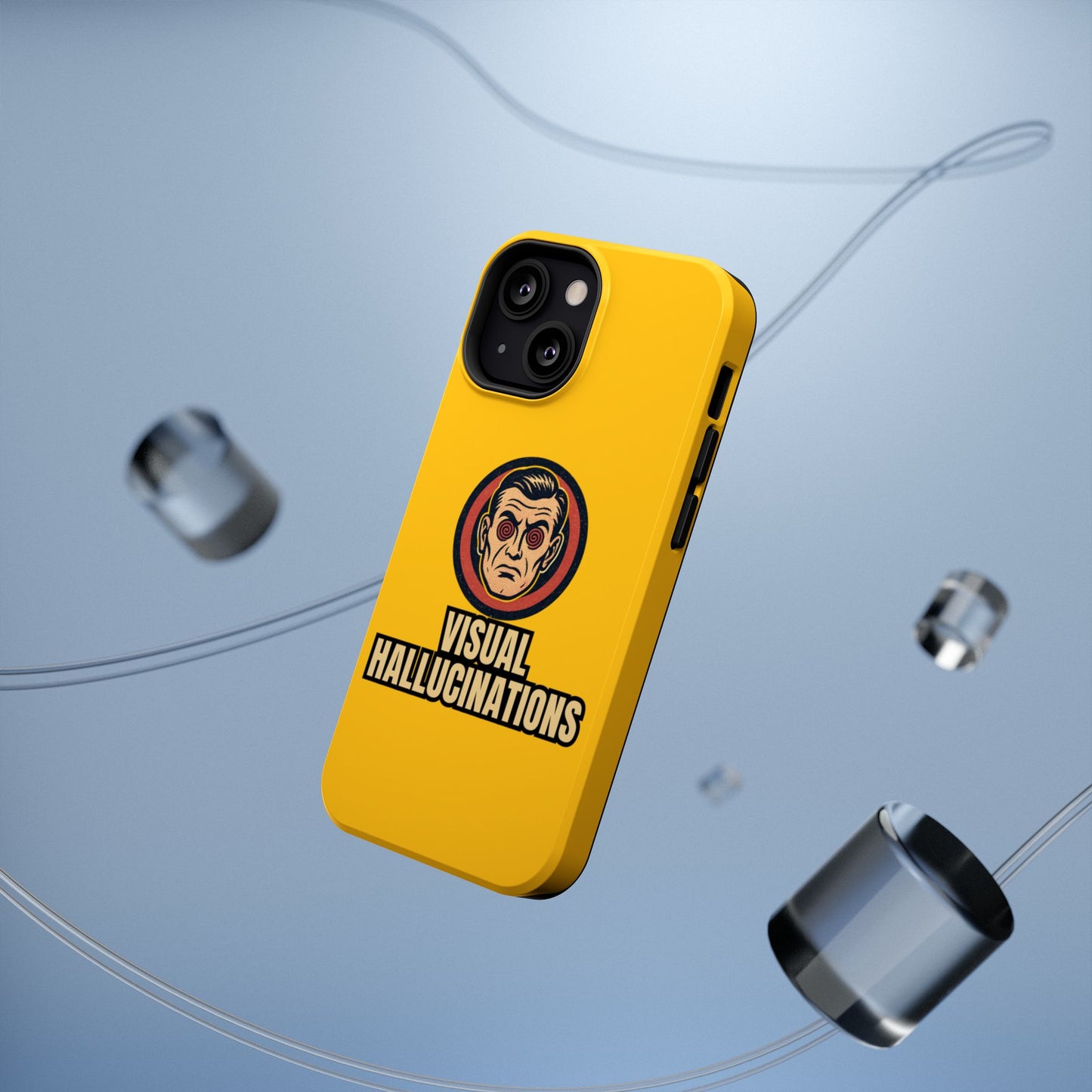 Visual Hallucinations Retro Graphic Impact-Resistant Phone Case
