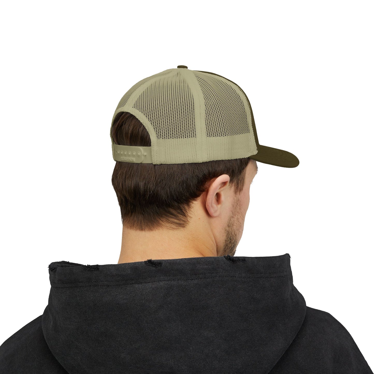 Trucker Cap — Vintage Logo ‘Visual Hallucinations’ Embroidered Snapback