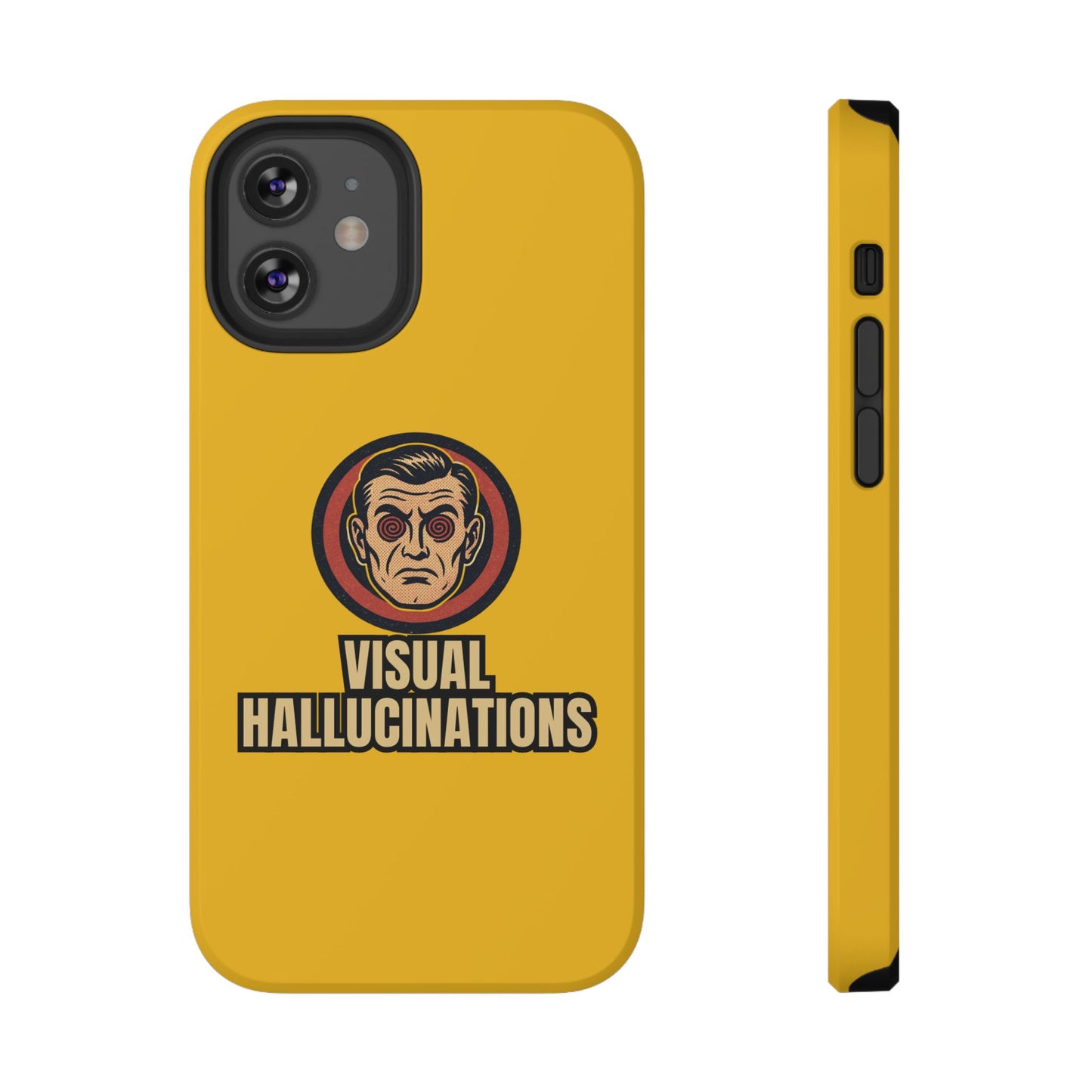Visual Hallucinations Retro Graphic Impact-Resistant Phone Case