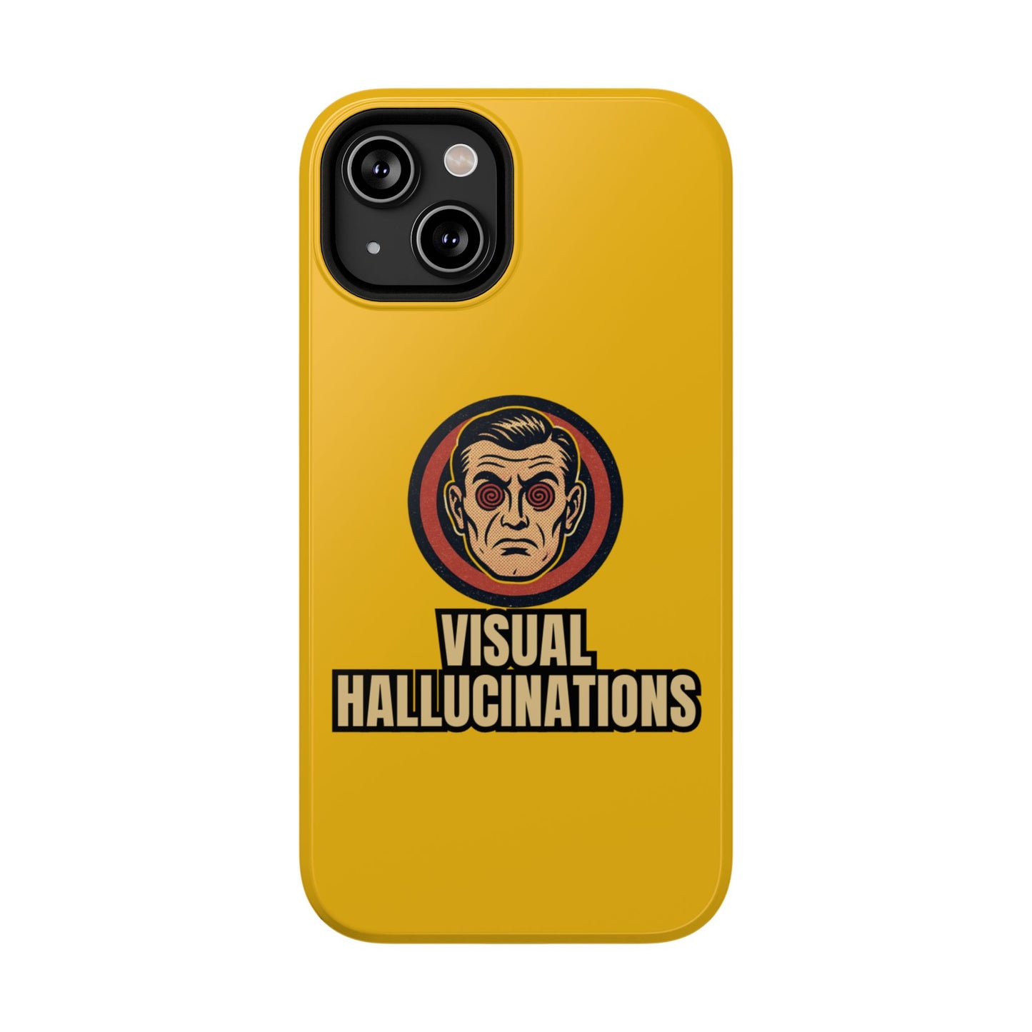 Visual Hallucinations Retro Graphic Impact-Resistant Phone Case