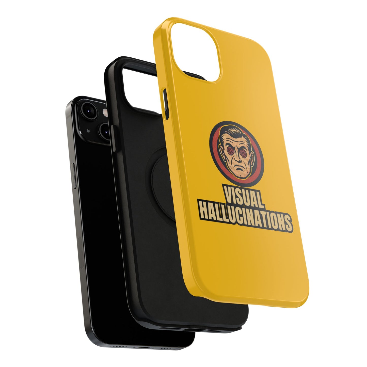 Visual Hallucinations Retro Graphic Impact-Resistant Phone Case