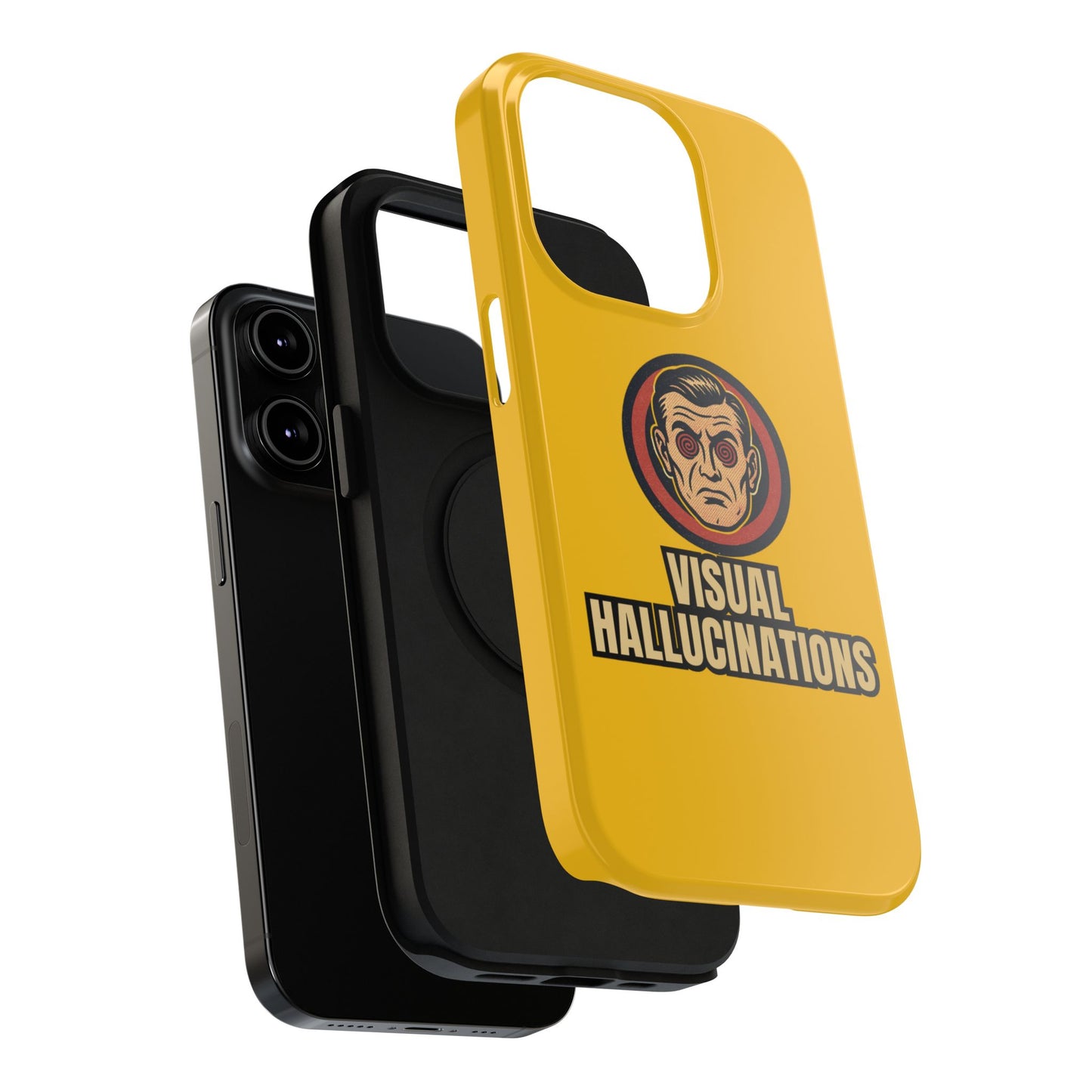 Visual Hallucinations Retro Graphic Impact-Resistant Phone Case