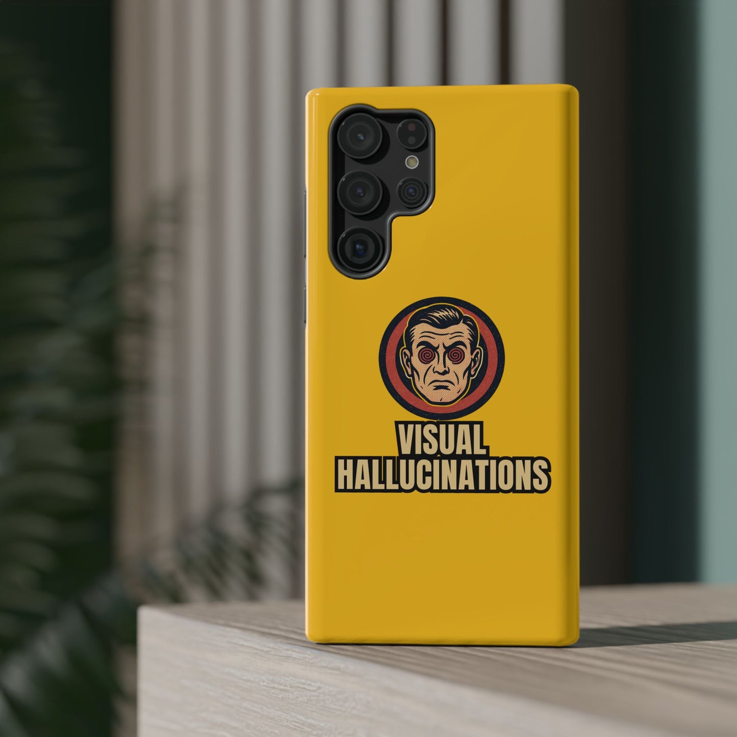 Visual Hallucinations Retro Graphic Impact-Resistant Phone Case