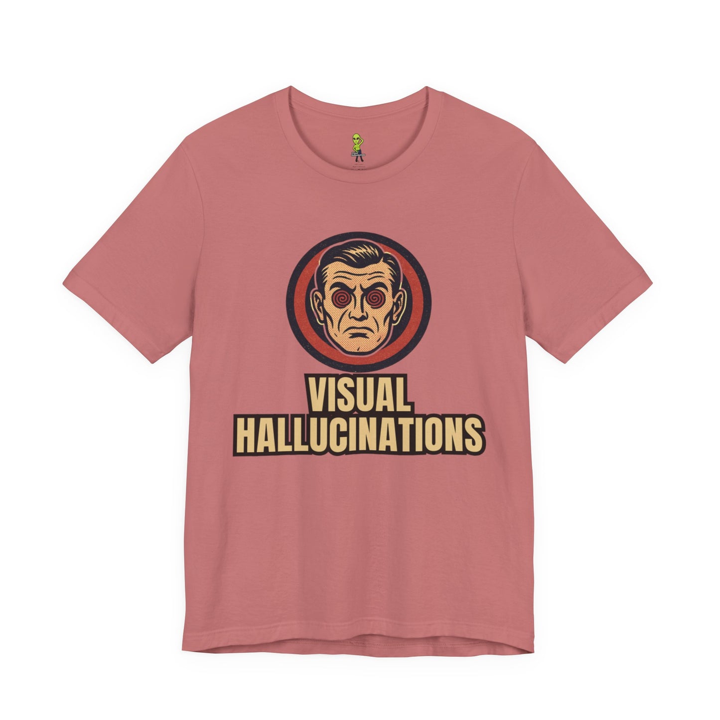 Retro '5150' Spiral-Eyed Psychiatric Man T-Shirt