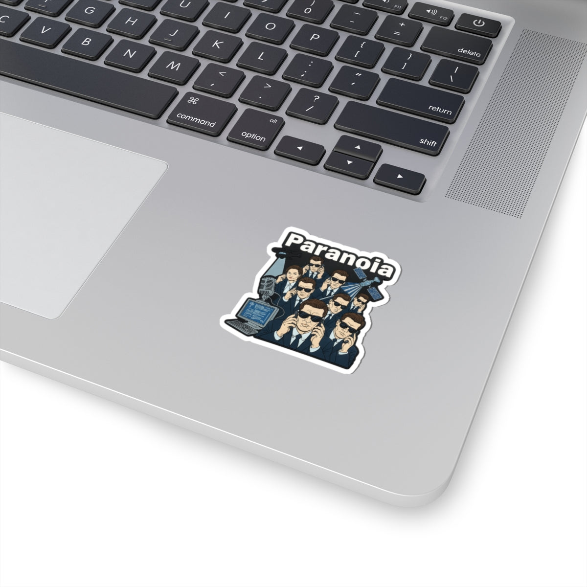 Paranoia Parody Sticker — Mental Health Awareness Kiss-Cut Sticker