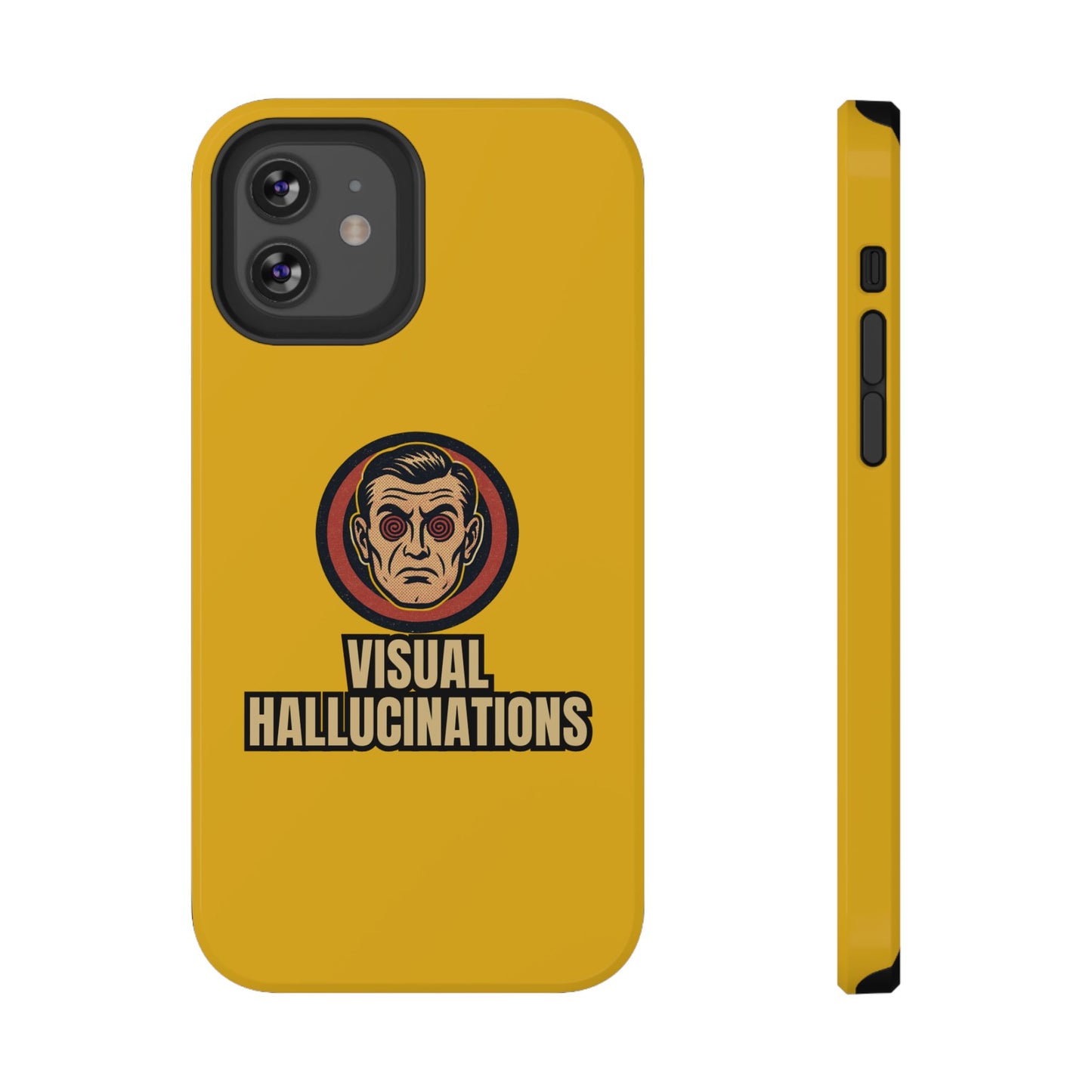 Visual Hallucinations Retro Graphic Impact-Resistant Phone Case