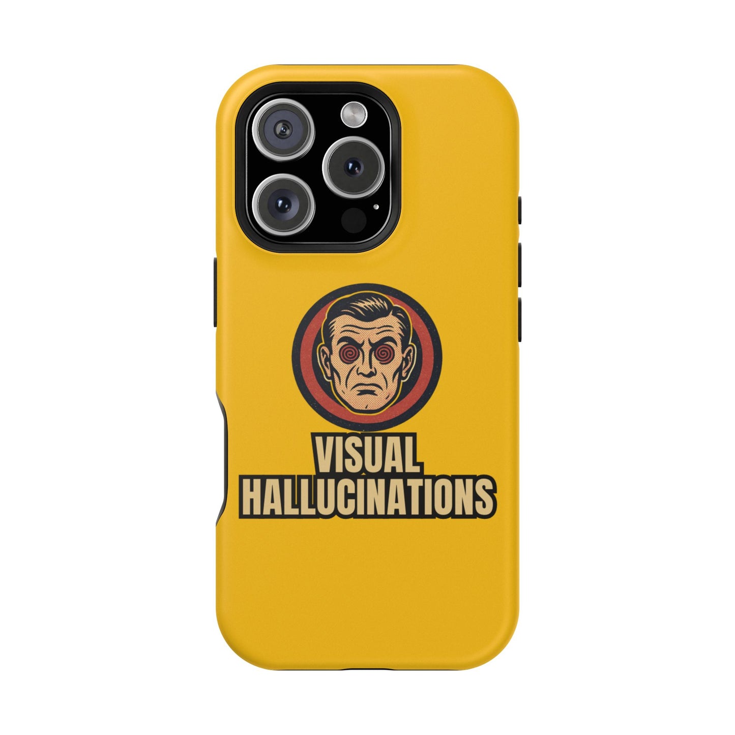 Visual Hallucinations Retro Graphic Impact-Resistant Phone Case